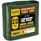 Core Tarps Heavy Duty Tarp, 12 ft L x 0.5 mm H x 12 ft W, 20 Mil, Green/Black, Polyethylene CT-703-12X12 - alternate 1